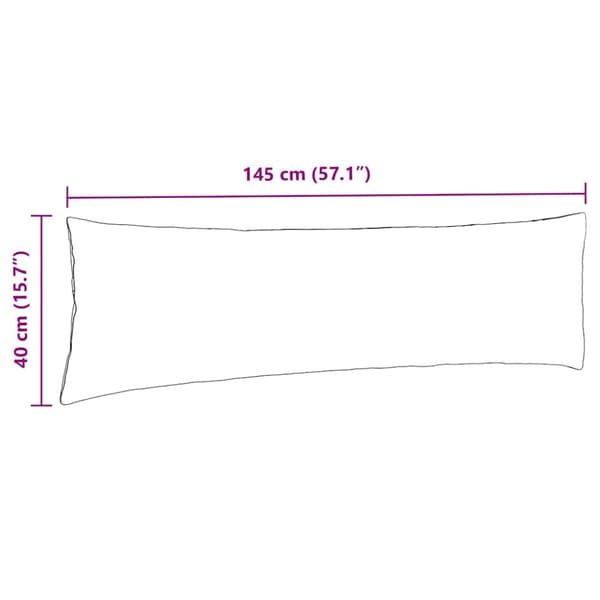 Sofakuddar 2 pcs Mörkgrön 145 x 40 cm Kordread tyg