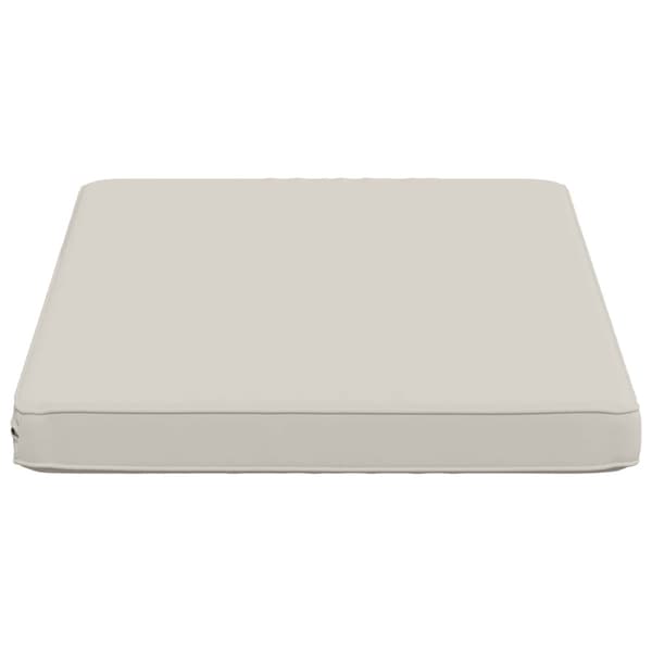 1-delad Bänk Kudde VUGHT 100% Polyester Vit 60 x 50 x 5 cm