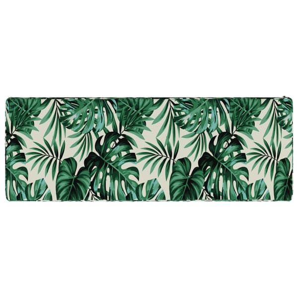 1-delad Bänk Kudde VUGHT 100% Polyester Bladmönster