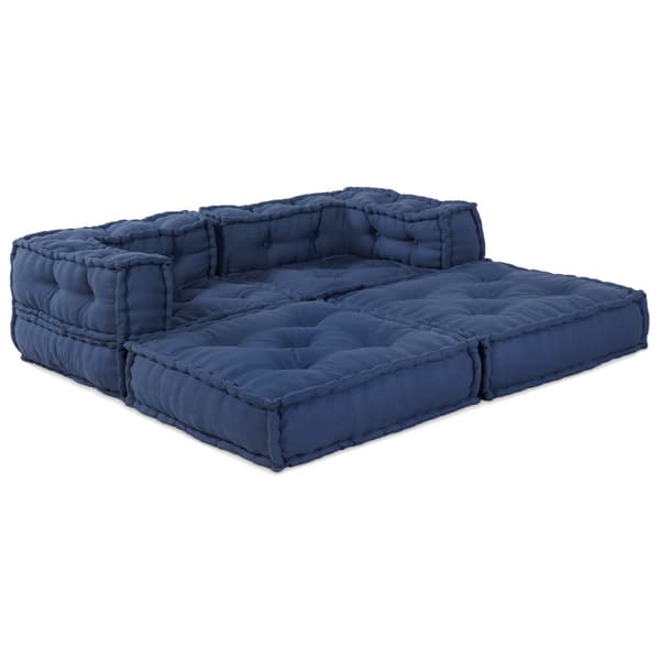 Modulsofa enhet 2 pcs Indigo 140 x 70 x 56 cm Tyg