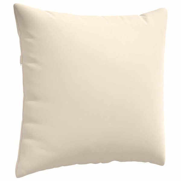 Sofakuddar 2 pcs Beige 50 x 50 cm tyg