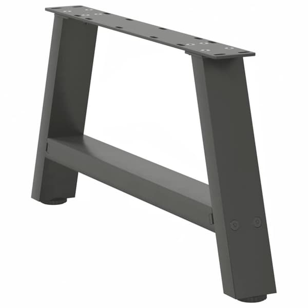 Soffbordsben A-formade 2 st antracit 60x(30-31) cm stål
