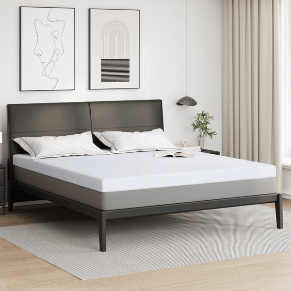 Memory foam madrass toppers 200 x 200 cm Thick Mjuk Vit
