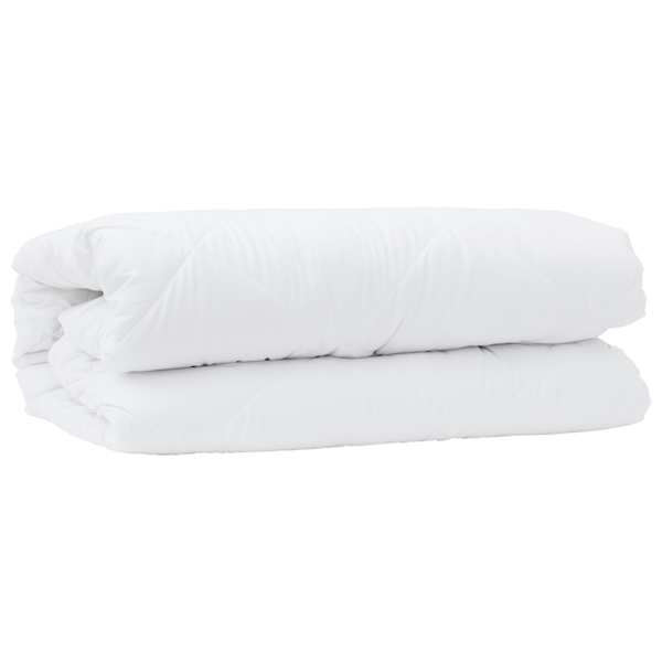 Täckeset med kudde 2 pcs Vit Mikrofiber
