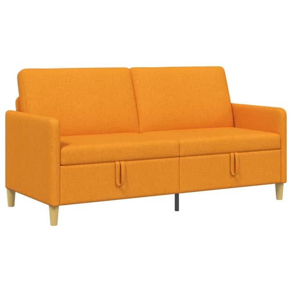 Soffa med förvaring Mörkgul 172 x 78 x 87 cm Polyester