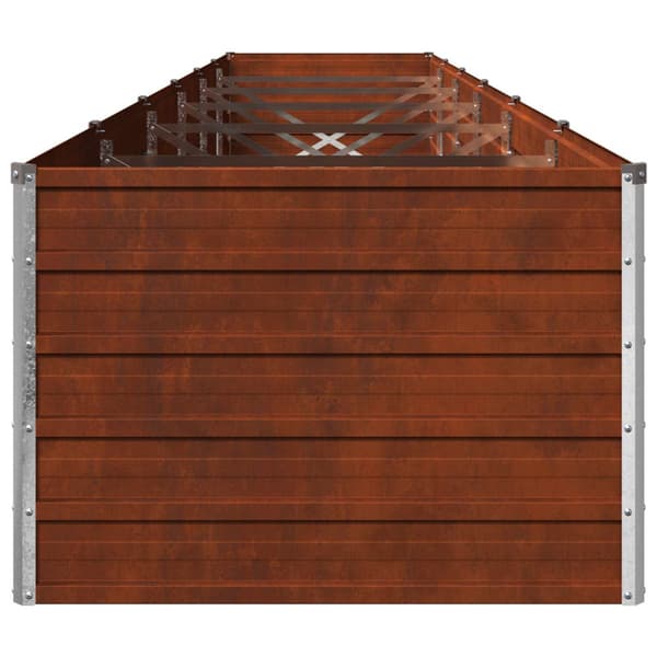 Höjd Trädgårdsbädd Rostig 480 x 80 x 55 cm corton
