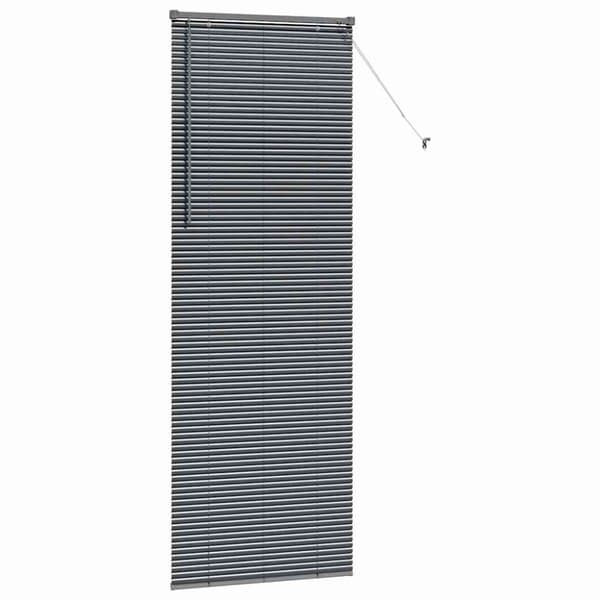 Persienner Mörkgrå 220 x 70 cm Aluminium