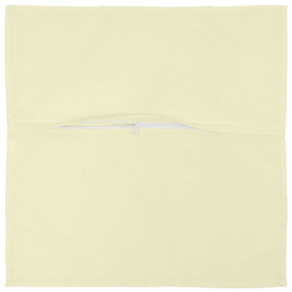 Kuddöverdrag 2 st HOUTEN Gräddvit 65 x 65 cm Polyester