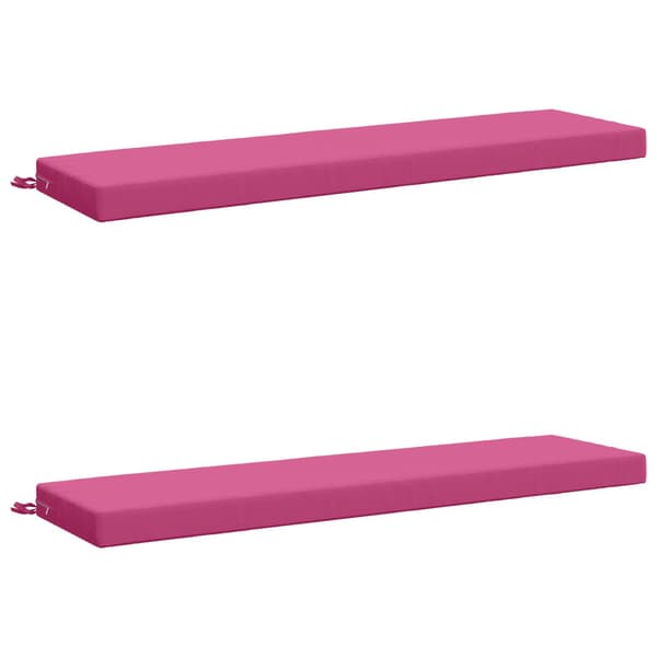 2-delade Bänk Kuddar SOEST 2 st 100% Polyester Rosa