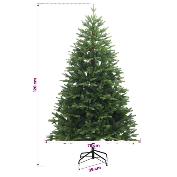 Plast Hingad Julgran 120 cm 150 LED-lampor Varmvit