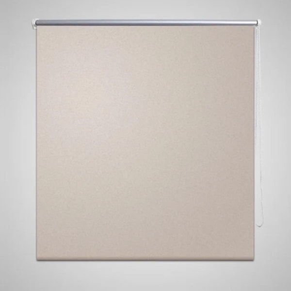 Rullgardin beige 80 x 230 cm mörkläggande