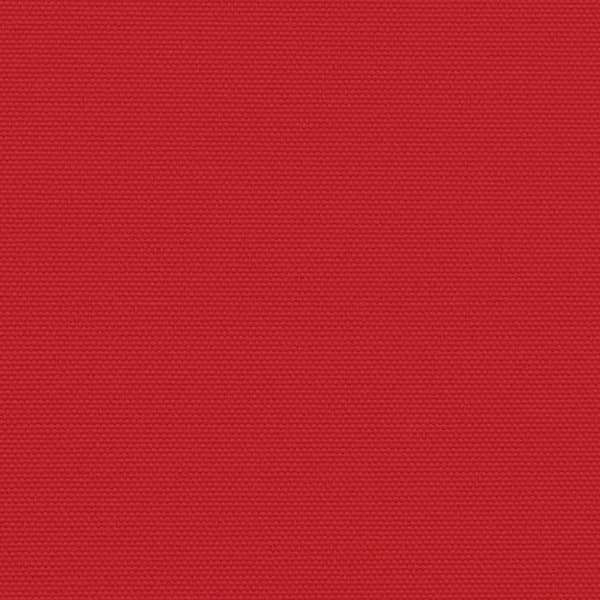 Infällbar sidomarkis röd 220x1000 cm