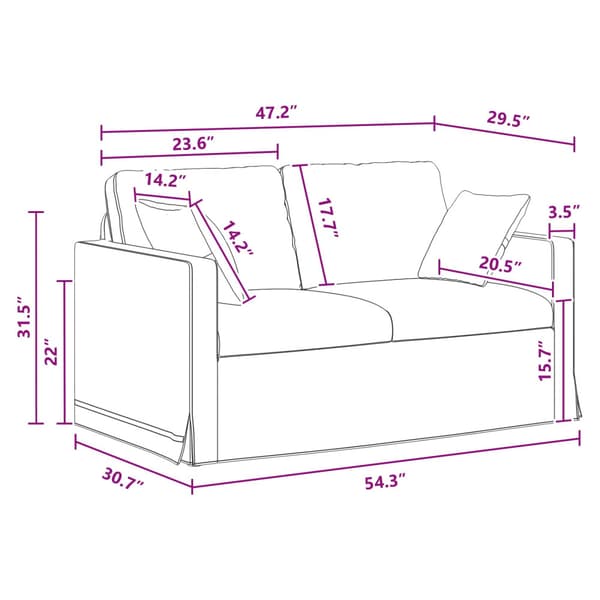 Soffa Mörkgrå 138 x 78 x 80 cm Sammet