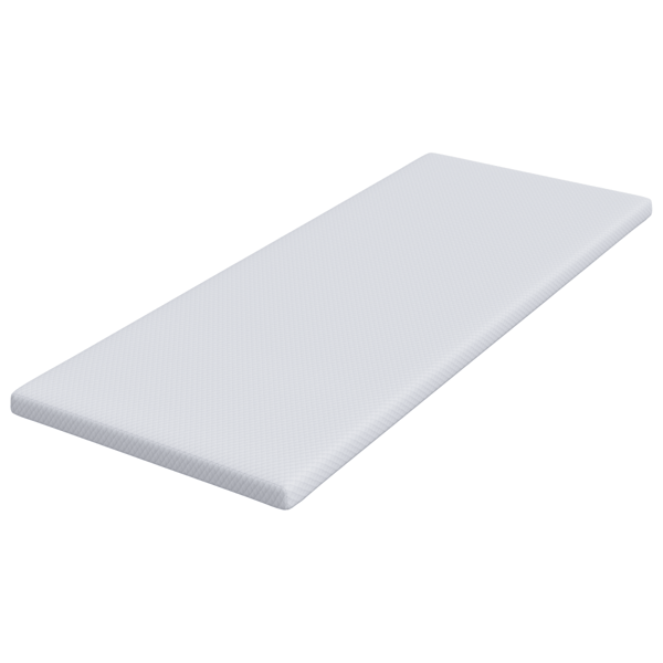 Memory foam madrass toppers 70 x 200 cm Thick Mjuk Vit