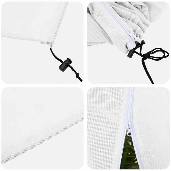 Frostskydd för växtfleeceöverdrag 3 pcs Vit 2 x 2,36 m