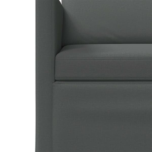Soffset 2 st Mörkgrå Tyg