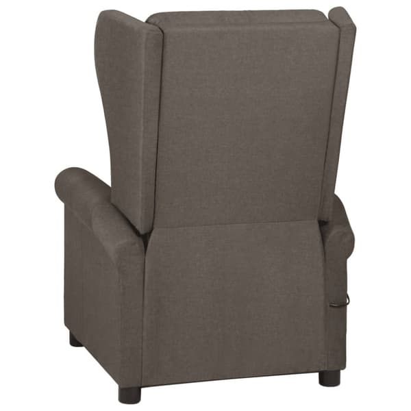 Reclinerfåtölj brun tyg