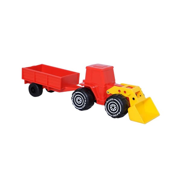 Traktor med släp PLASTO 33cm