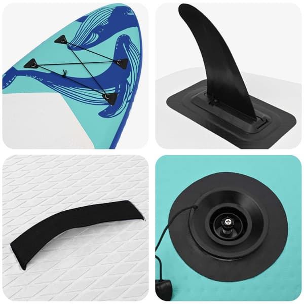 Inflaterbart Stand Up Paddle Board HYDROS 366 x 81 x 15 cm för
