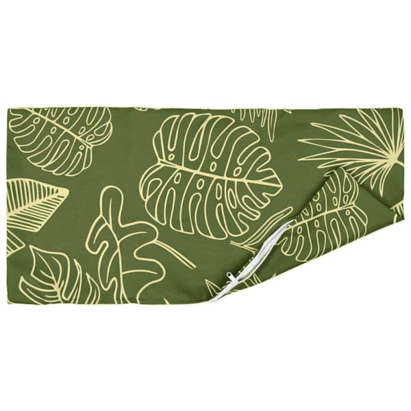 Kudde med kudde HEERLEN 2 st Bladdesign Polyester