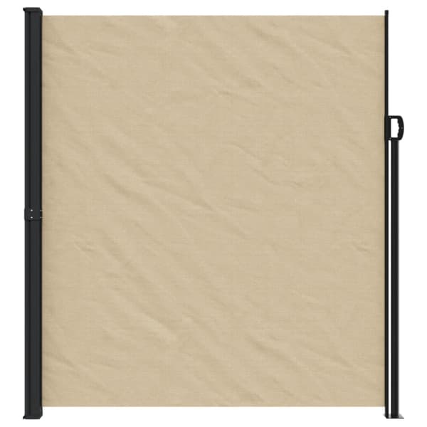 Infällbar sidomarkis beige 220x600 cm