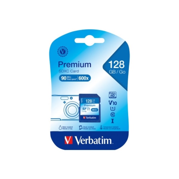 Verbatim Premium - flash-minneskort - 128 GB - SDXC UHS-I