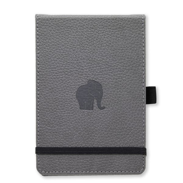 Dingbats* Wildlife A6+ Reporter Pla - Grey Elephant Notebook