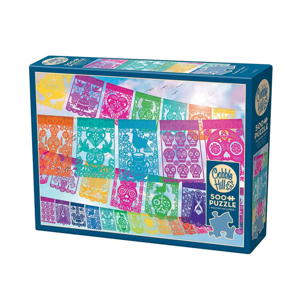Papel Picado, Pussel, 500 bitar, Cobble Hill