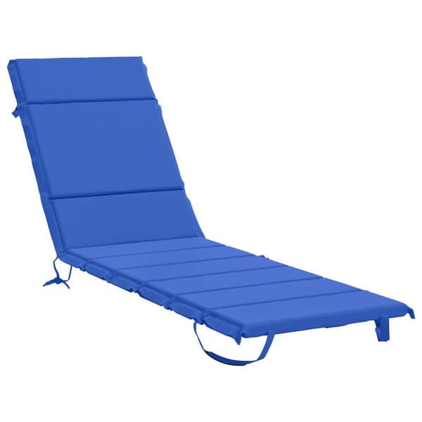Solstol Kudde GEMERT 100% Polyester Kungsblå 200 x 55 x 3 cm