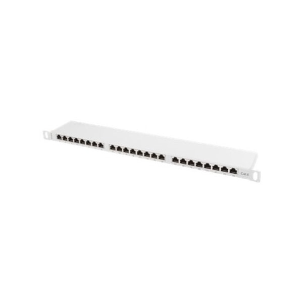 Lanberg PPS6-0024-S - patch-panel - 0.5U - 19" Grå