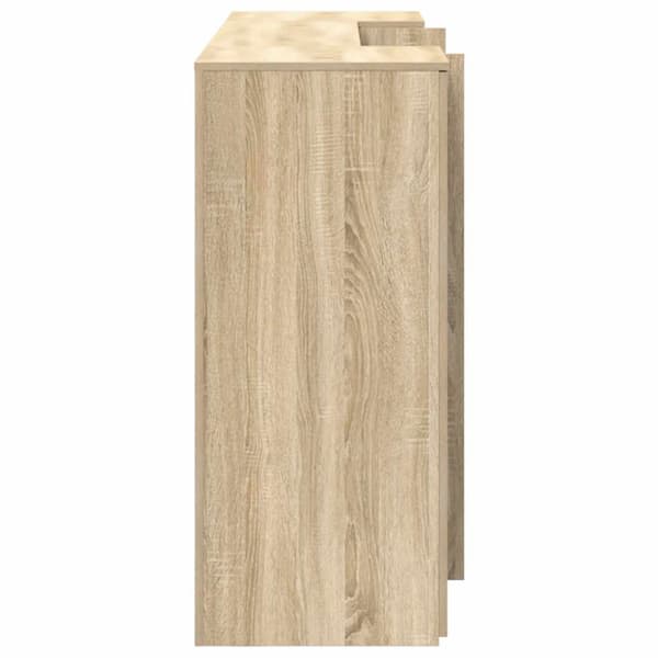 Receptionsdisk sonoma-ek 200x50x103,5 cm konstruerat trä