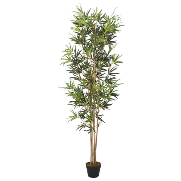 Konstväxt bambu 368 blad 80 cm grön