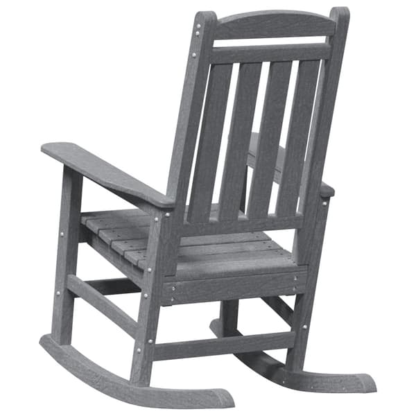 Gungstol 2 pcs Ljusgrå 92 x 70 x 108 cm polyeten