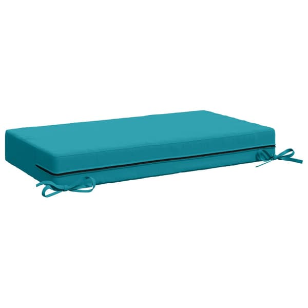 Sittkudde SOEST 100% Polyester Turkos 70 x 40 x 10 cm
