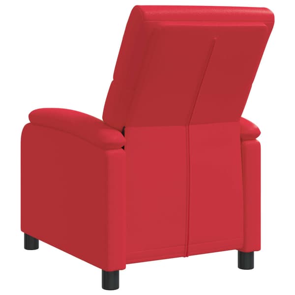 Recliner Röd Konstläder