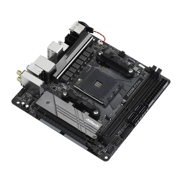 ASRock A520M-ITX/ac - moderkort - mini ITX - Socket AM4 - AMD A520