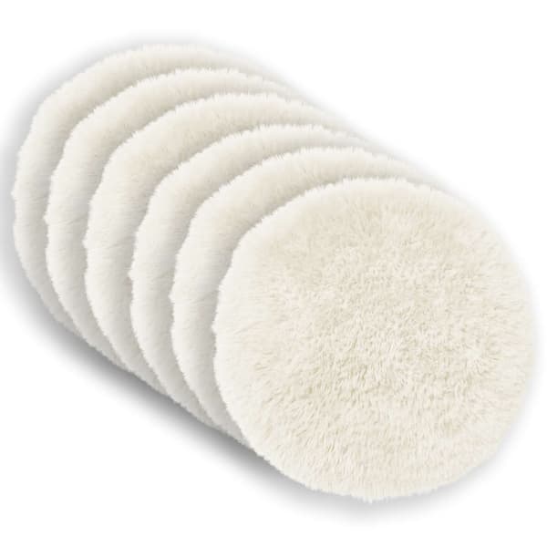 Kudde med kudde HEERLEN 6 st Vit PV Fleece