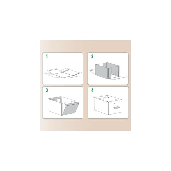 Förvaringslåda Leitz Puro 8L beige 2/fp