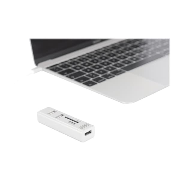 DIGITUS DA-70243 - hubb - 3 portar