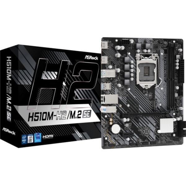 ASRock H510M-H2/M.2 SE - moderkort - micro ATX - LGA1200-uttag - H510