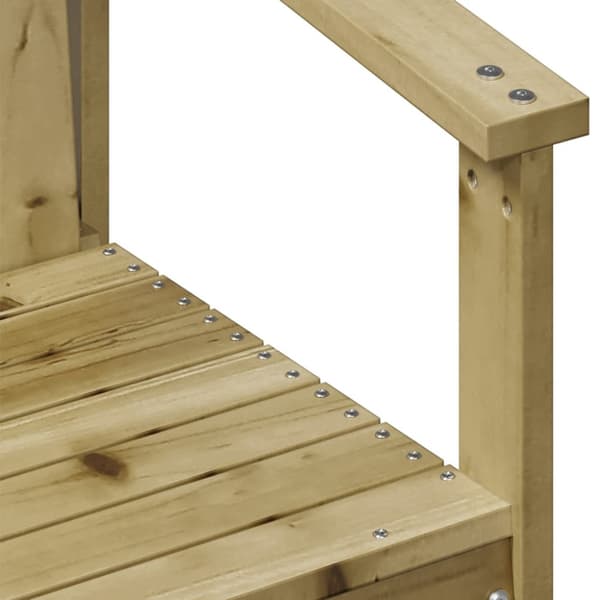 Trädgårdsstol 62x56x77 cm impregnerad furu