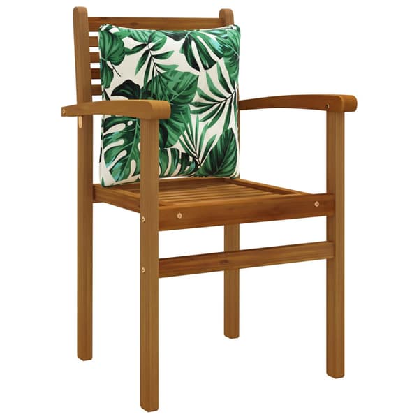 Ryggkudde PUTTEN 100% Polyester Bladmönster 40 x 40 x 10 cm