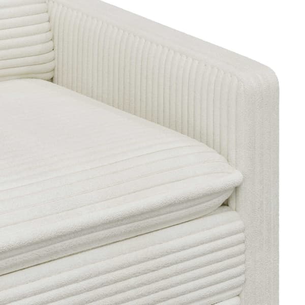 Soffa Gräddvit 76 x 81 x 87,5 cm Polyester