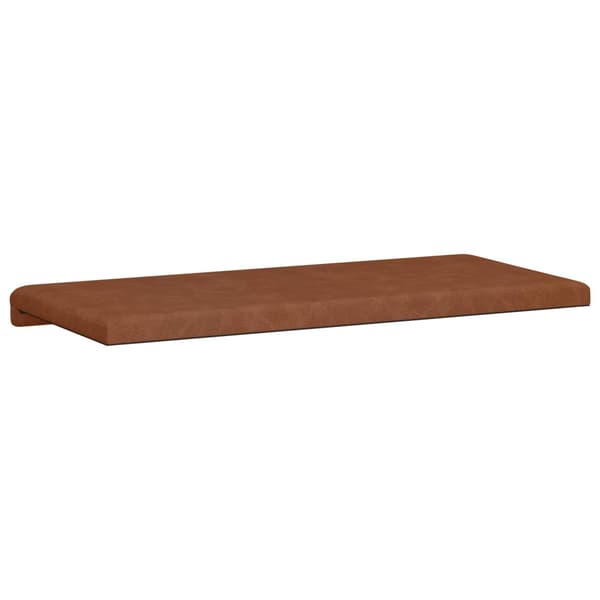 Bänk kudde Konstläder Brun Djup 35 cm