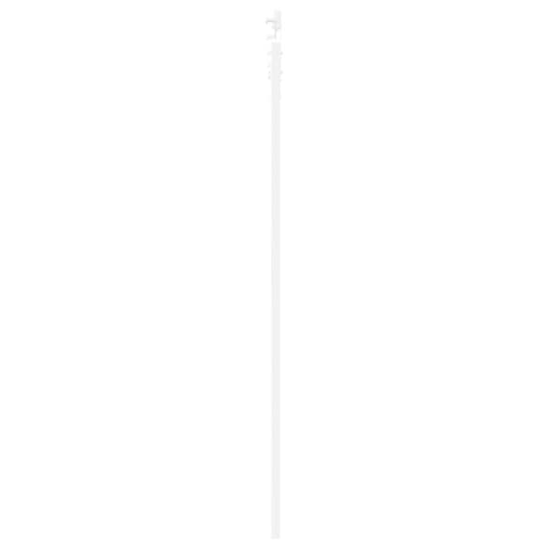 Skjutdörr 93 x 211 cm Konstruerat trä Vit