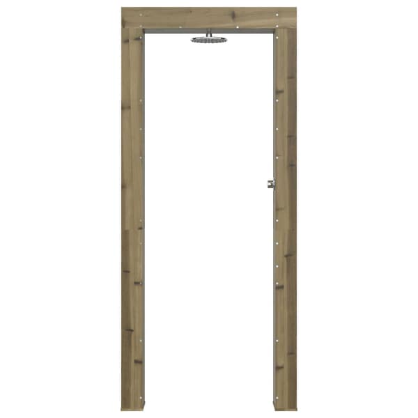 Utomhus Dusch 226 cm Impregnerad furu och rostfritt stål