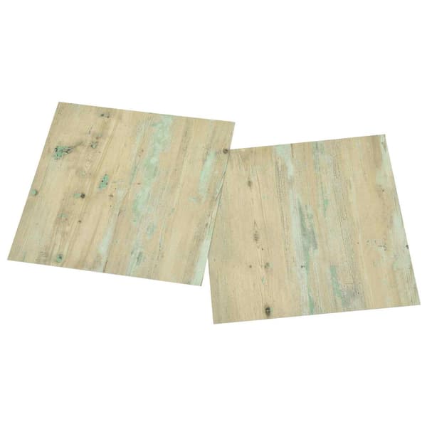 Golvplankor 55 pcs Ljusbrun 5,11 m² PVC
