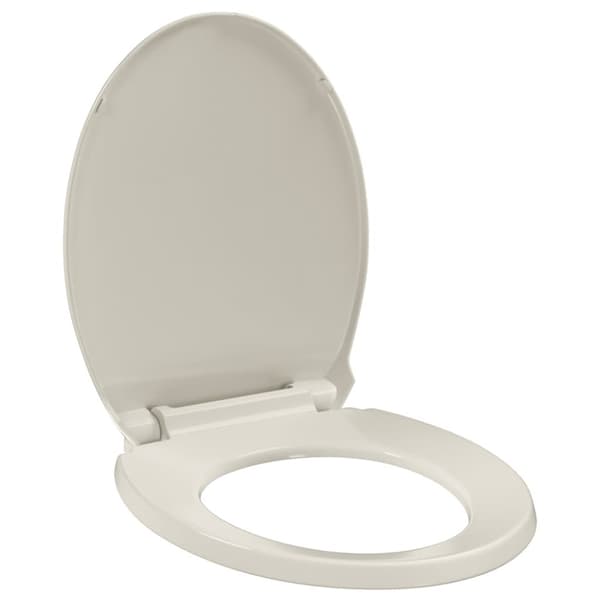 Toalettsits mjuk stängning aprikos oval
