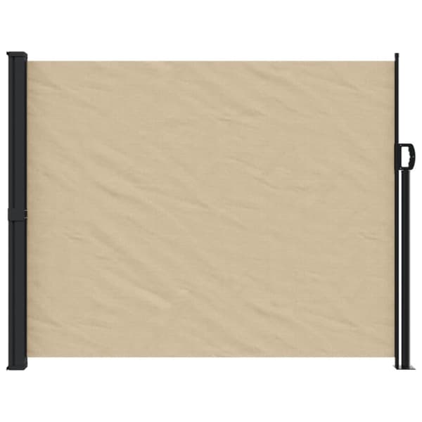 Indragbar sidomarkis beige 160x500 cm