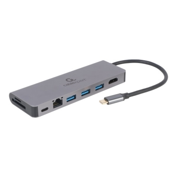 Cablexpert A-CM-COMBO5-05 - dockningsstation - USB-C 3.1 - HDMI - 1GbE